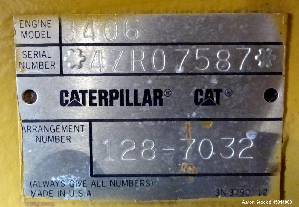 Used Caterpillar 400 kW Standby Diesel Generator Set, CAT Model 3406