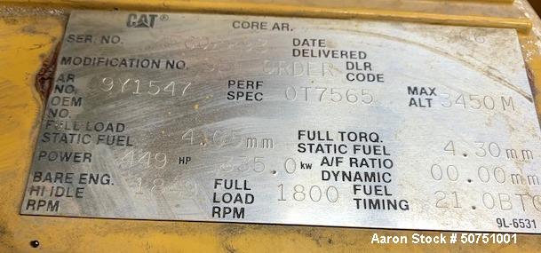 Used Caterpillar 300 kW Standby Diesel Generator Set.