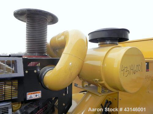 Used Cat 750kW Standby Diesel Generator Set. Cat model 3412 engine rated 1109 hp at 1800 rpm, serial #1EZ06388. 3/60/480V 12 wire. EMCP II+ digital control. UL 2200 listed package. 1600 Amp main-line...