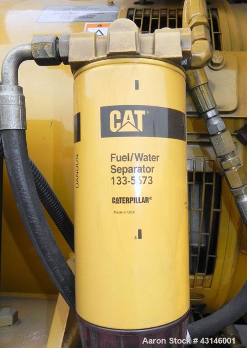 Used Cat 750kW Standby Diesel Generator Set. Cat model 3412 engine rated 1109 hp at 1800 rpm, serial #1EZ06388. 3/60/480V 12 wire. EMCP II+ digital control. UL 2200 listed package. 1600 Amp main-line...