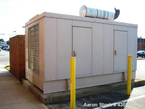 Used Caterpillar 600 kW Standby Diesel Generator Set. CAT 3412 engine rated 896 hp @ 1800 rpm, serial # 81Z21452. 3/60/208/277/480V 12 lead re-connectable. EMCP II digital control panel. 1000 gallon ...