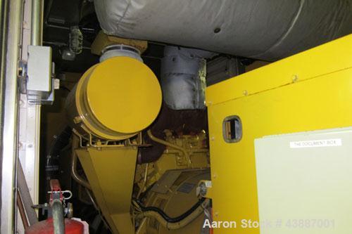 Used Caterpillar 800kW Standby (725kW prime) Portable Diesel Generator Set. CAT 3412 engine rated 1071 HP at 1800 RPM, SN-2WJ01039. 3/60/480V. EMCP II digital control panel. 1200 Amp mainline circuit...