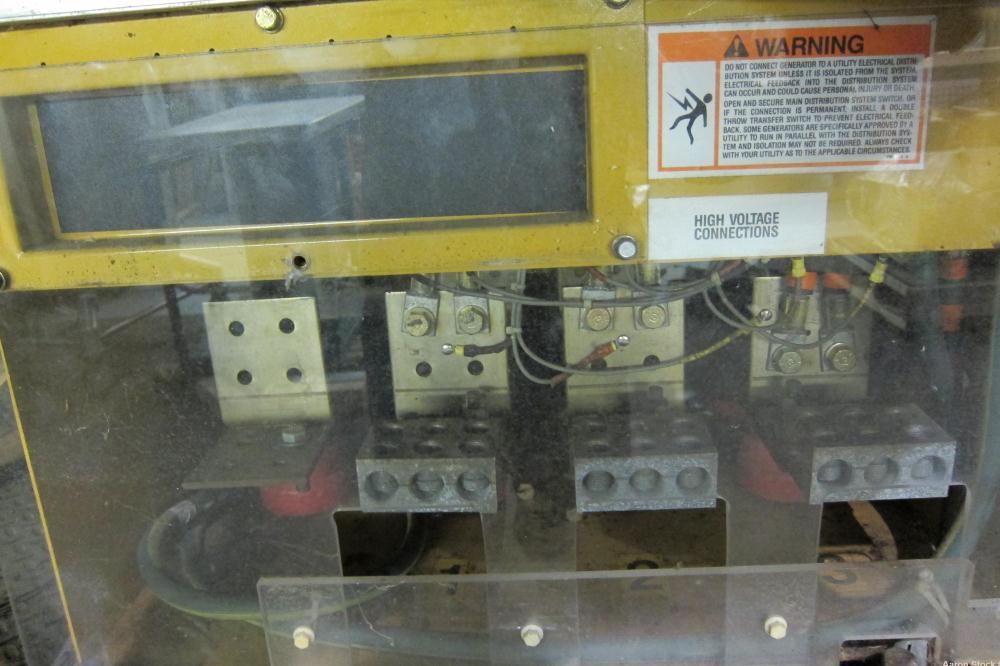 Used Caterpillar 800kW Standby (725kW prime) Portable Diesel Generator Set. CAT 3412 engine rated 1071 HP at 1800 RPM, SN-2WJ01039. 3/60/480V. EMCP II digital control panel. 1200 Amp mainline circuit...
