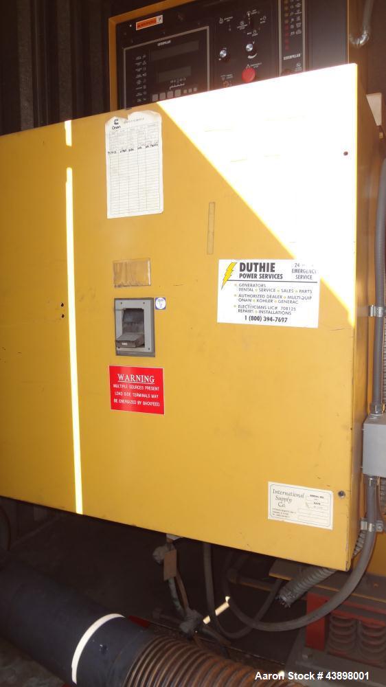 Used CAT 600 kW Standby Diesel Generator Set. Caterpillar 3412 engine
