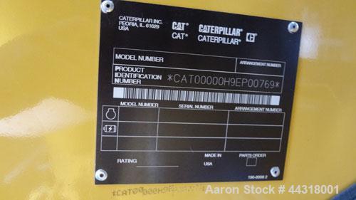 Used CAT 600 kW standby diesel generator set, SN-AER00103, Caterpillar 3412 engine rated 896 HP at 1800 RPM, SN-3FZ02299. 3/60/277/480V. 1200 Amp main-line circuit breaker and 600 Amp load bank circu...