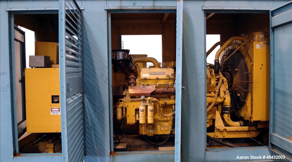 Used Caterpillar 500 kW Standby Generator Set, CAT Model 3412