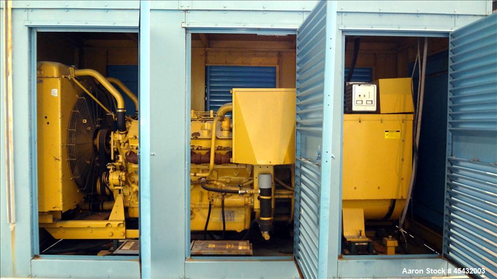 Used Caterpillar 500 kW Standby Generator Set, CAT Model 3412