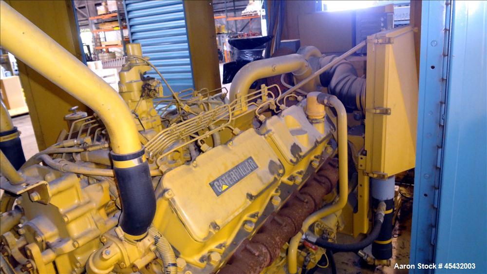 Used Caterpillar 500 kW Standby Generator Set, CAT Model 3412