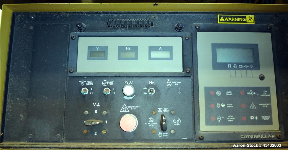Used Caterpillar 500 kW Standby Generator Set, CAT Model 3412