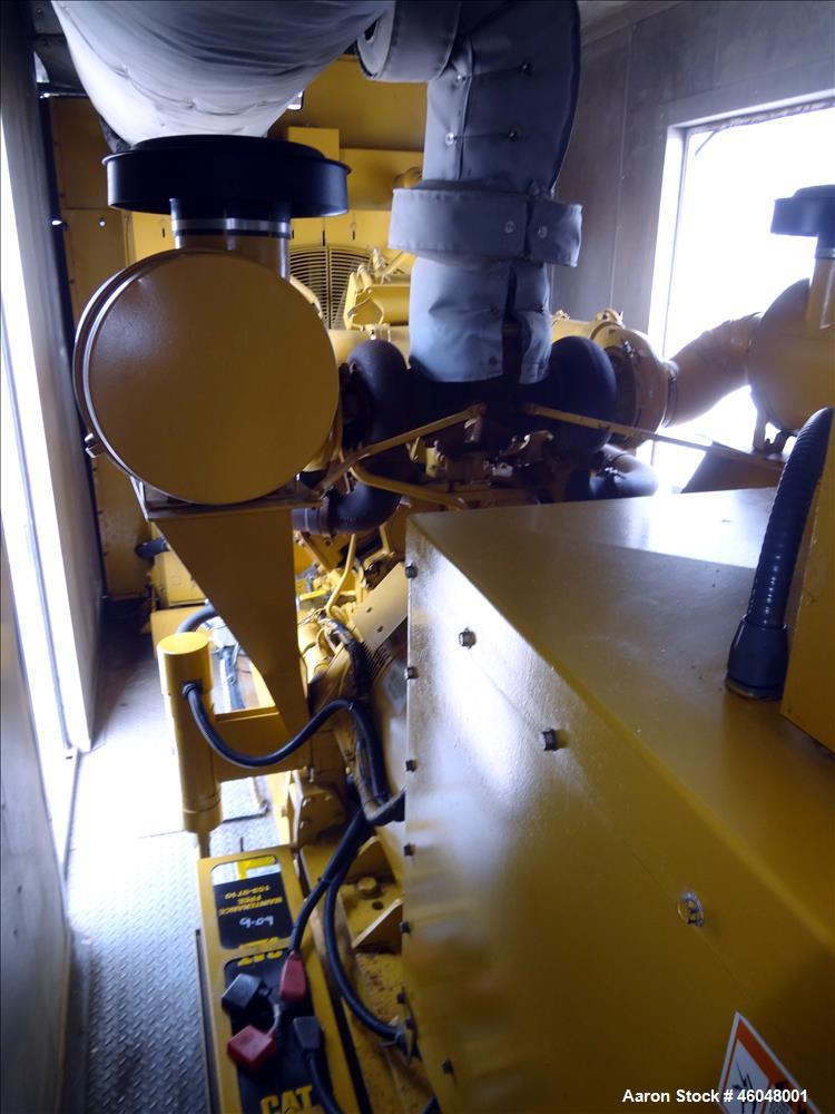 Used Caterpillar 800 kW standby (725 kW prime) diesel generator set, portable / trailer mounted. Cat 3412 engine rated 1071 HP at 1800 RPM, SN-2WJ02209. 3/60/277/480V. 1200 Amp main-line circuit brea...