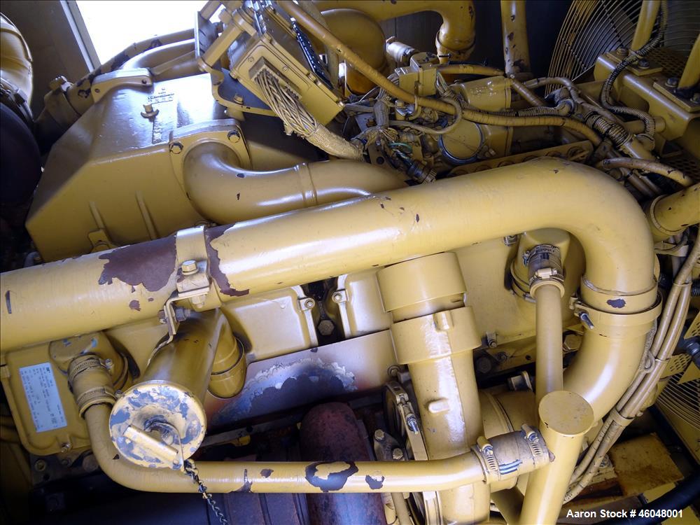 Used Caterpillar 800 kW standby (725 kW prime) diesel generator set, portable / trailer mounted. Cat 3412 engine rated 1071 HP at 1800 RPM, SN-2WJ02209. 3/60/277/480V. 1200 Amp main-line circuit brea...