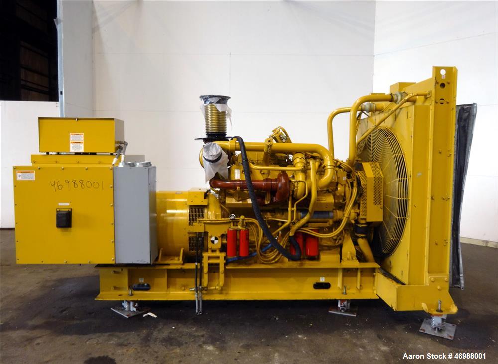 Used Caterpillar 750 kW diesel generator set. CAT 3412 engine.