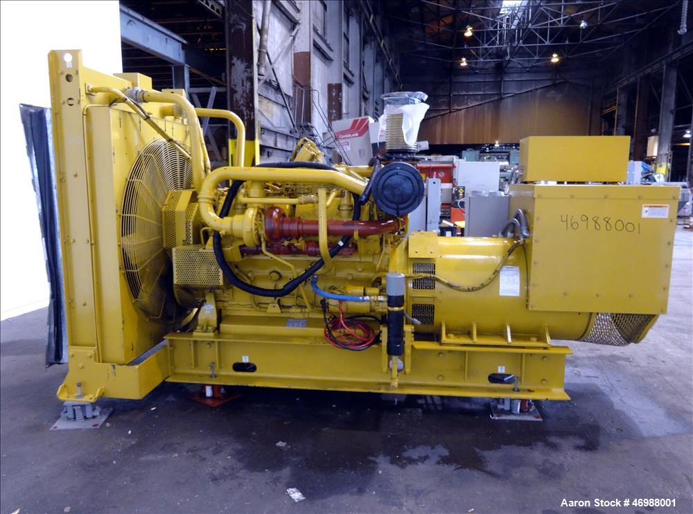 Used Caterpillar 750 kW diesel generator set. CAT 3412 engine.