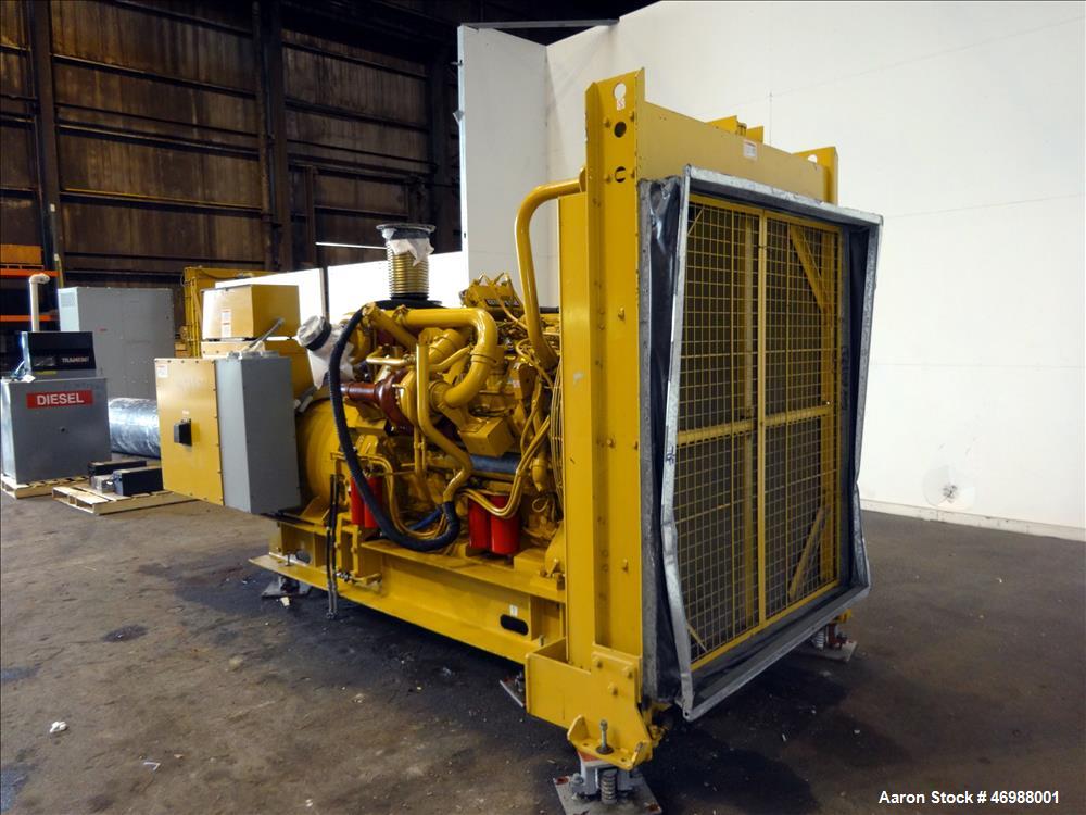 Used Caterpillar 750 kW diesel generator set. CAT 3412 engine.