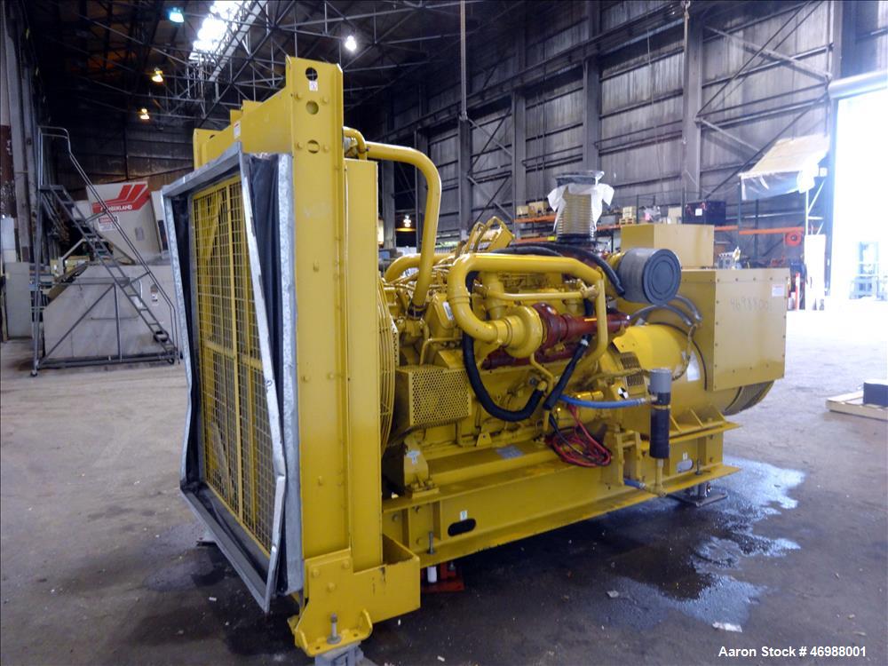 Used Caterpillar 750 kW diesel generator set. CAT 3412 engine.