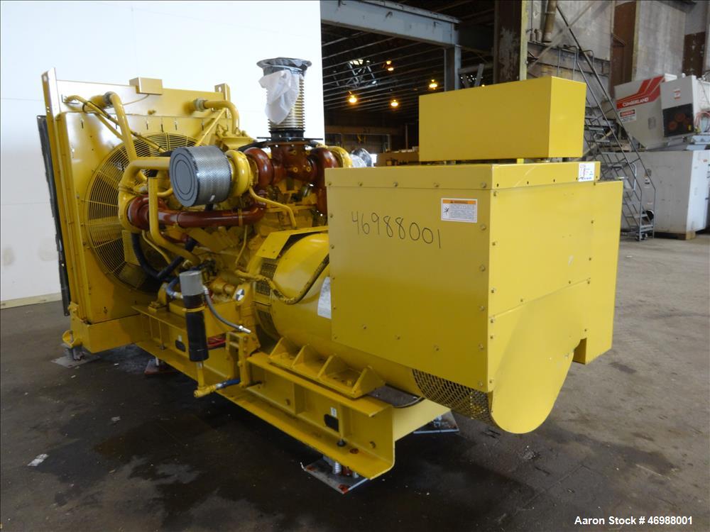 Used Caterpillar 750 kW diesel generator set. CAT 3412 engine.
