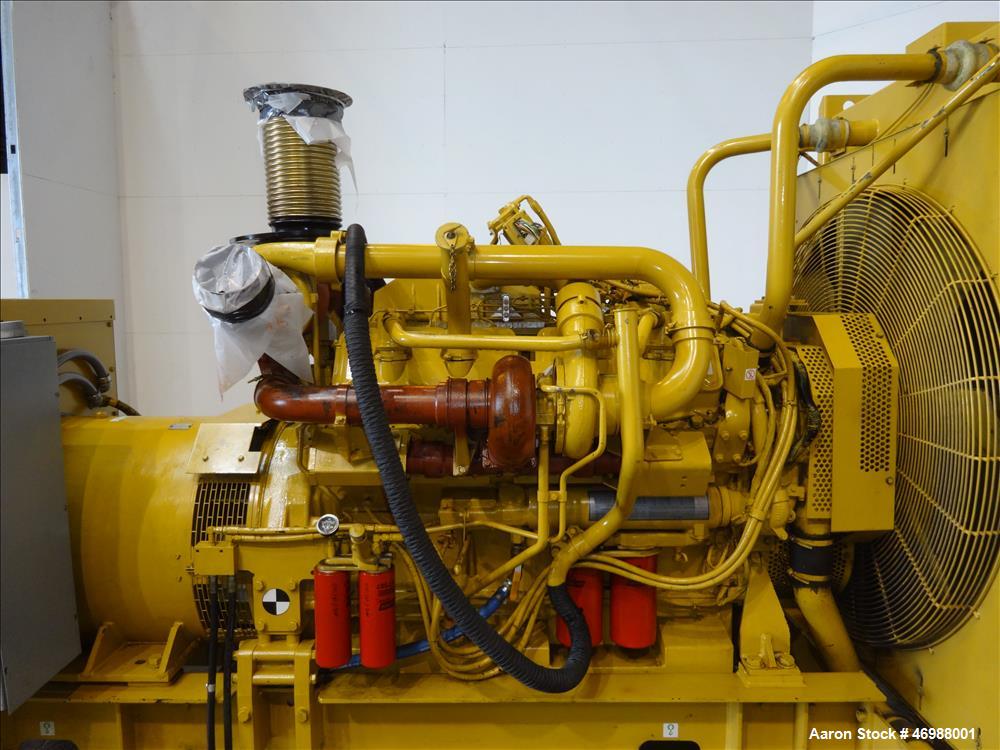 Used Caterpillar 750 kW diesel generator set. CAT 3412 engine.