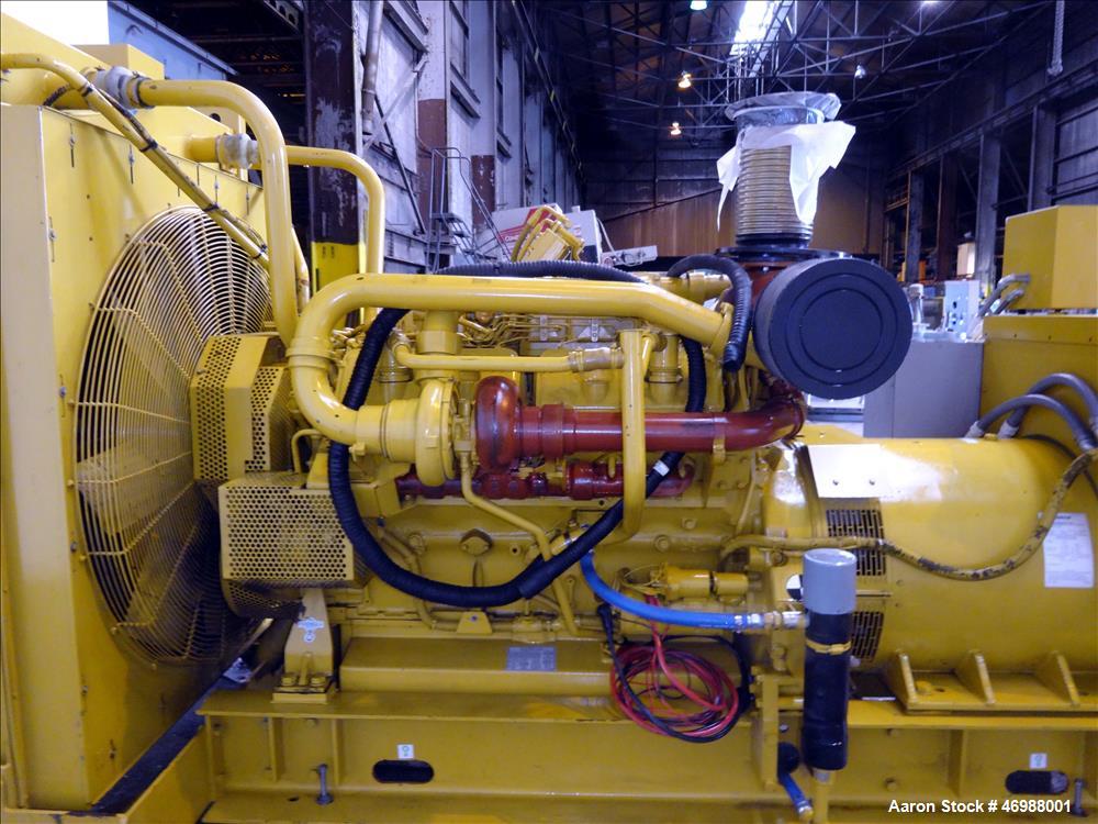 Used Caterpillar 750 kW diesel generator set. CAT 3412 engine.