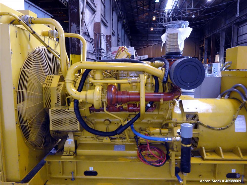 Used- Caterpillar 750 kW diesel generator set. CAT 3412 engine.