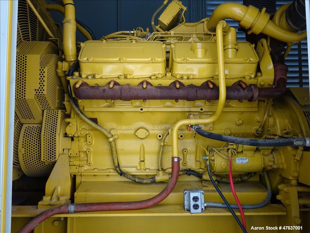 Used Caterpillar 700 kW diesel generator. CAT 3412 engine SN-2WJ00992.