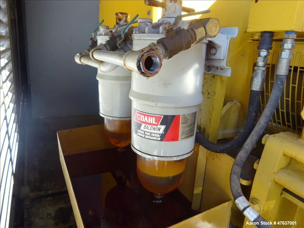 Used Caterpillar 700 kW diesel generator. CAT 3412 engine SN-2WJ00992.