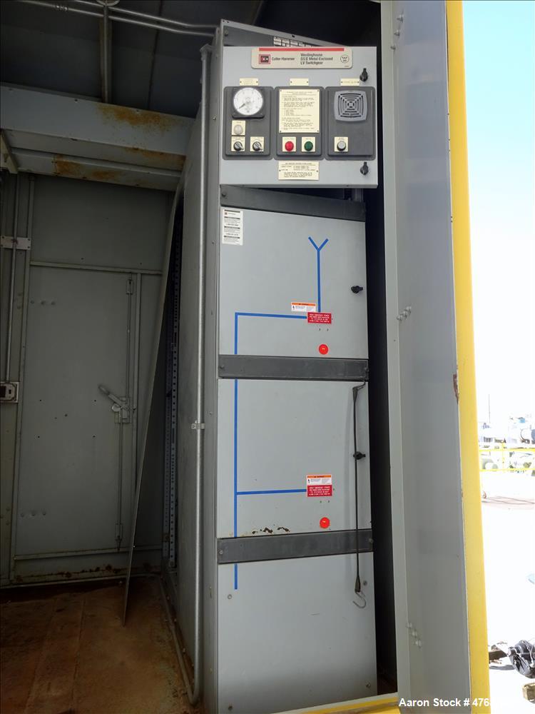 Used Caterpillar 700 kW diesel generator. CAT 3412 engine SN-2WJ00992.