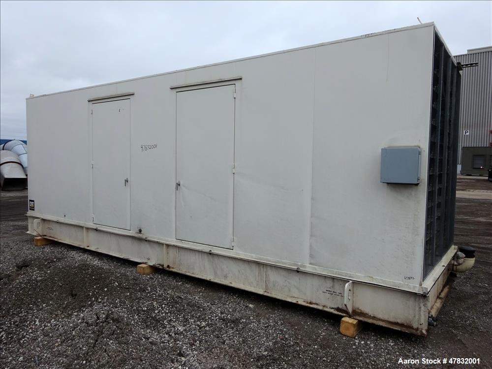 Used CAT 500 kW diesel generator set. Caterpillar 3412 engine