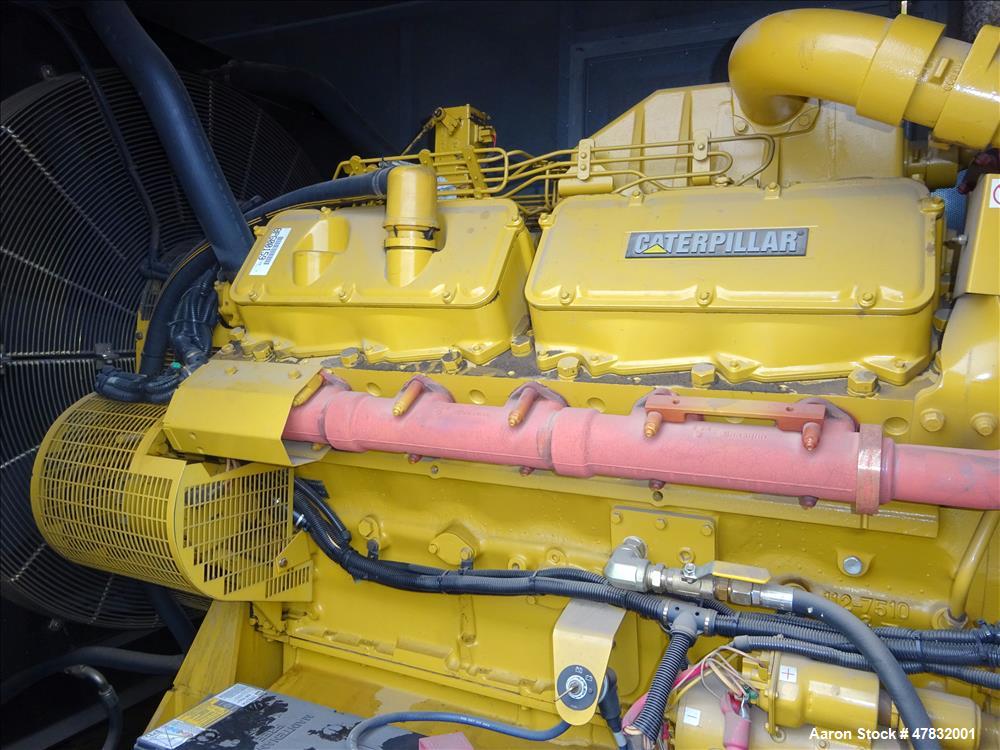 Used CAT 500 kW diesel generator set. Caterpillar 3412 engine