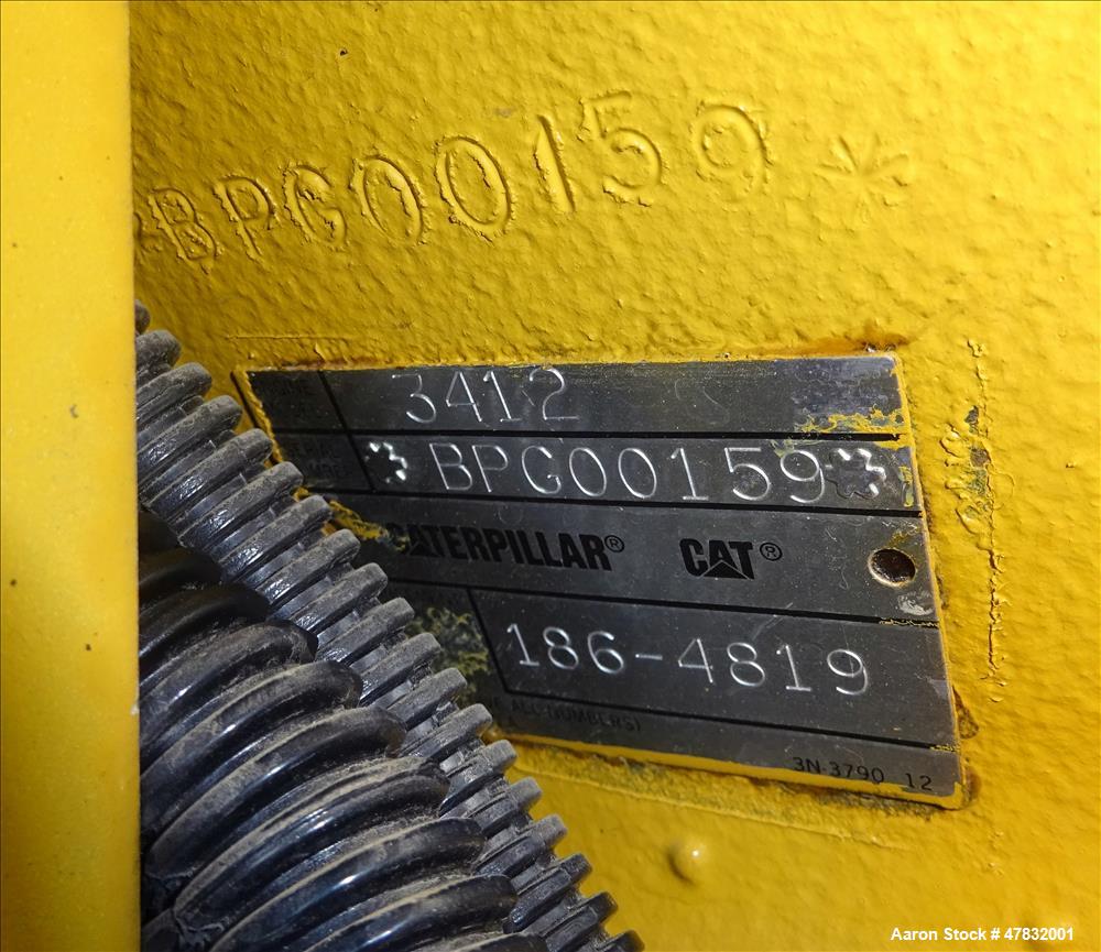 Used CAT 500 kW diesel generator set. Caterpillar 3412 engine