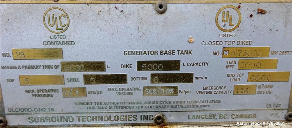 Used CAT 500 kW diesel generator set. Caterpillar 3412 engine