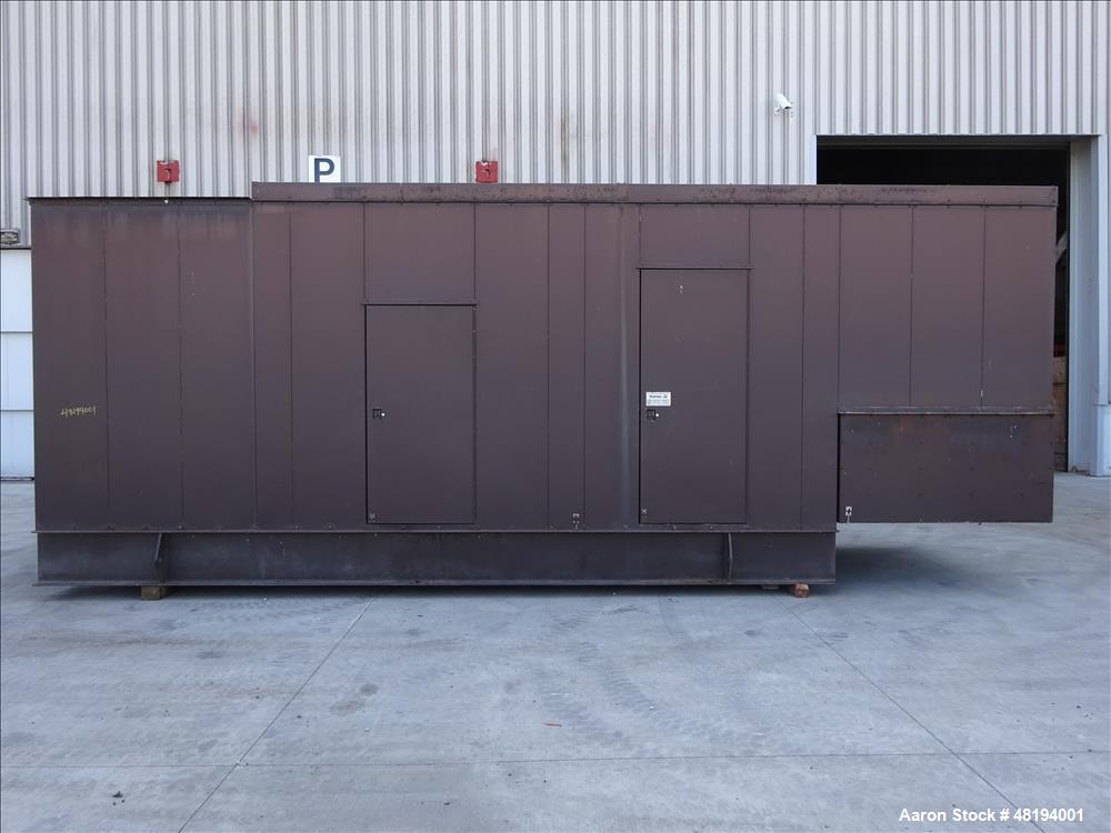Used Caterpillar 800 kW standby diesel generator set. CAT 3412 engine