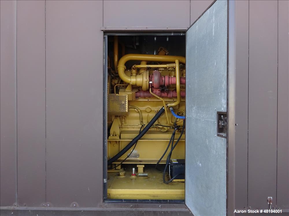 Used Caterpillar 800 kW standby diesel generator set. CAT 3412 engine
