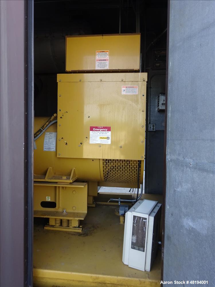 Used Caterpillar 800 kW standby diesel generator set. CAT 3412 engine
