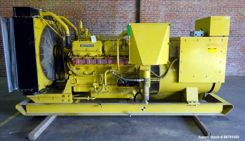 Used- Caterpillar 500 kW Standby Diesel Generator.