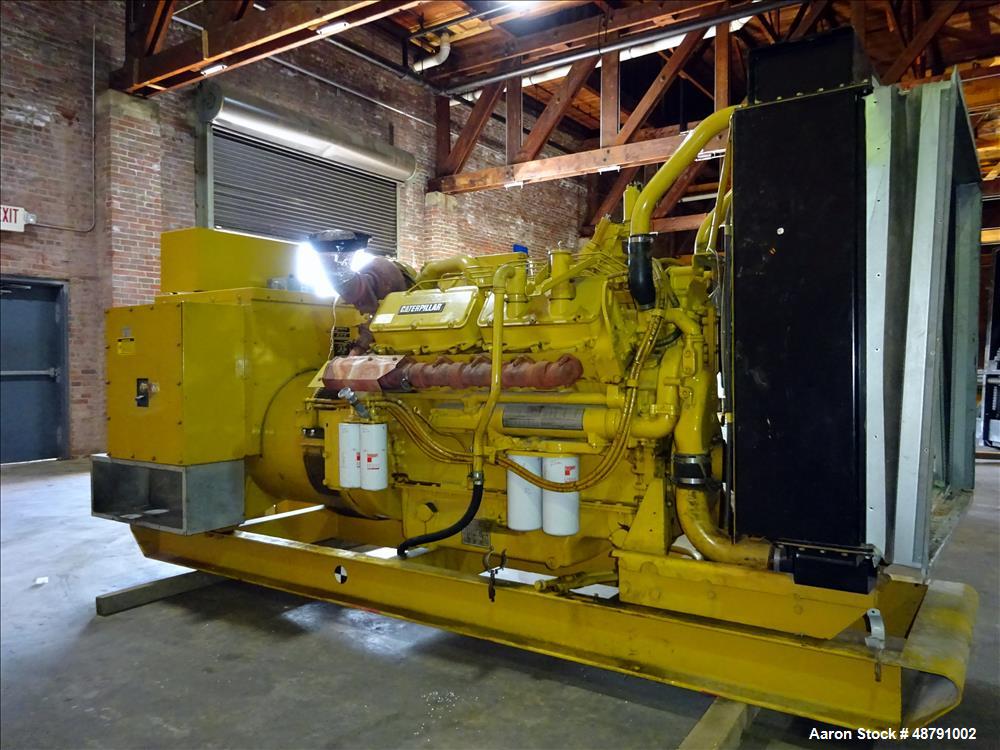 Used Caterpillar 500 kW Standby Diesel Generator.