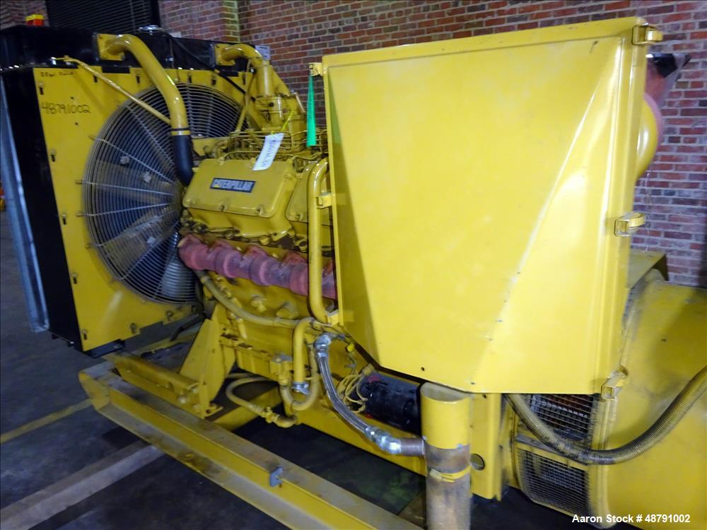 Used Caterpillar 500 kW Standby Diesel Generator.