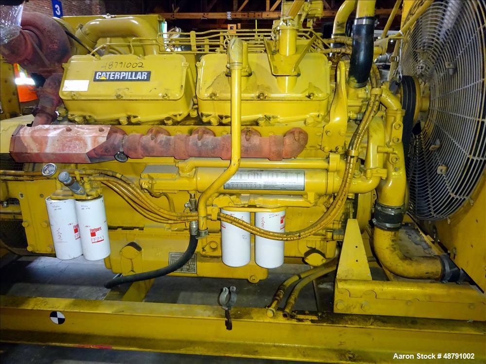 Used Caterpillar 500 kW Standby Diesel Generator.
