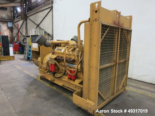 Used-Caterpillar 600 kW Standby (545 kW prime) Diesel Generator Set