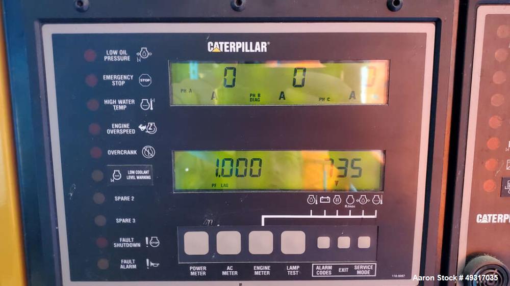 Unused- Caterpillar 600 kW Standby (545 kW prime) Diesel Generator Set