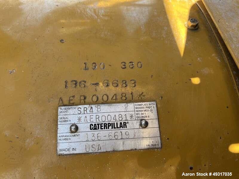 Unused- Caterpillar 600 kW Standby (545 kW prime) Diesel Generator Set