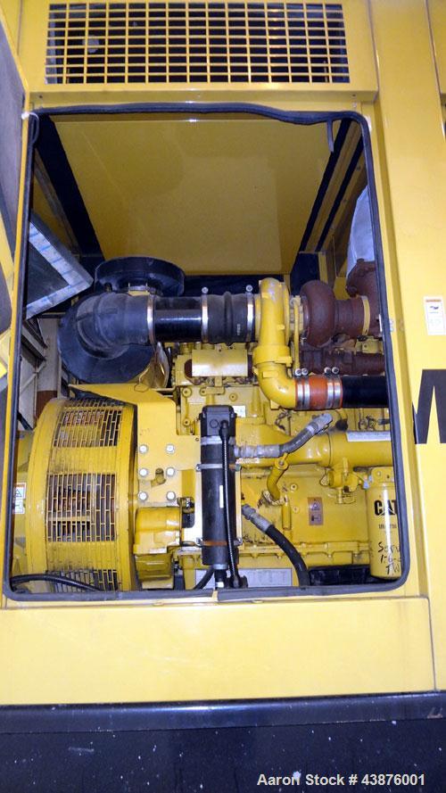 Used Caterpillar 455 kW Prime Rated Diesel Generator Set, portable trailer. CAT unit serial #CER00613. Caterpillar 3456 engine rated 691 HP at 1800 RPM, emissions EPA Tier 1 certified, SN-3PG00619. 3...