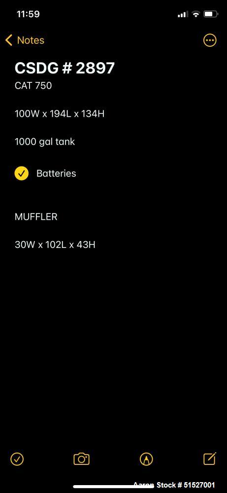 Used 750 KW Caterpillar Diesel Generator