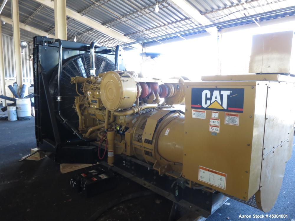 Used Caterpillar 1000 kW diesel generator. CAT 3508B engine.