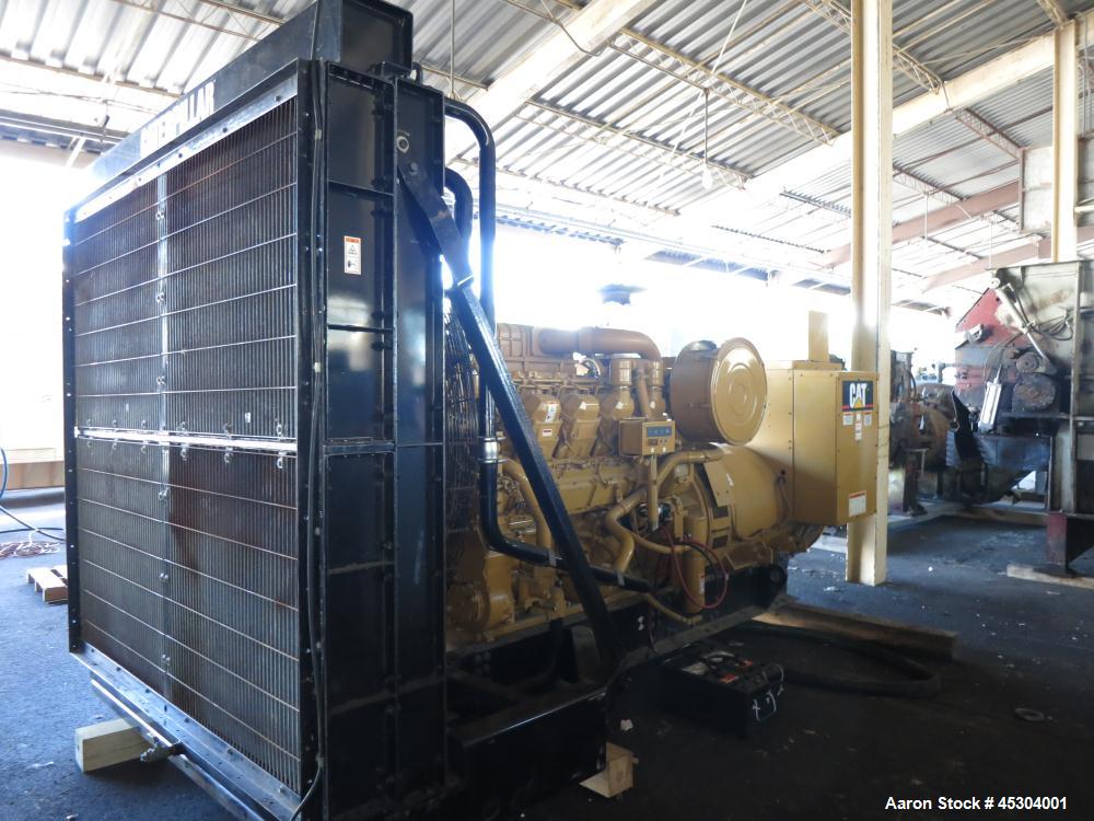Used Caterpillar 1000 kW diesel generator. CAT 3508B engine.