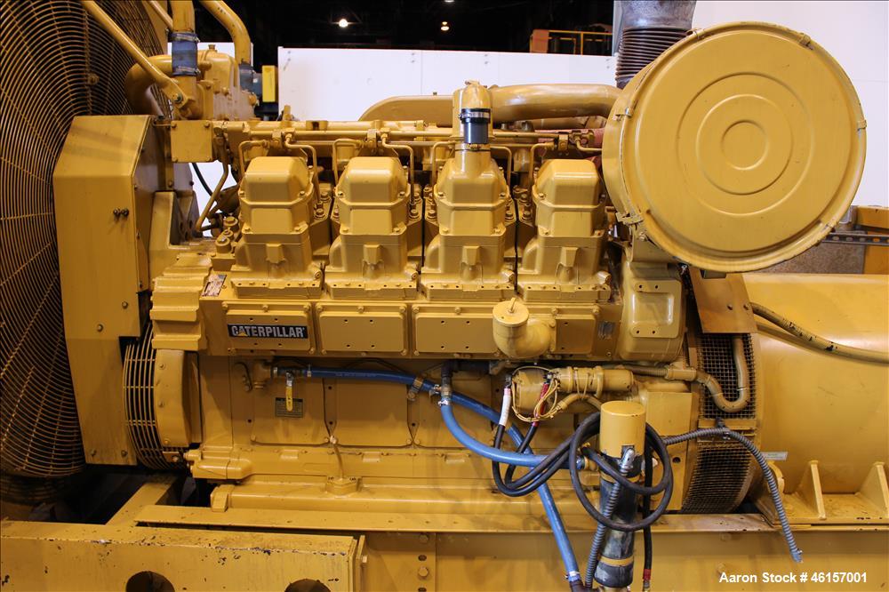 Used Caterpillar 750 kW diesel generator. CAT 3508 engine.