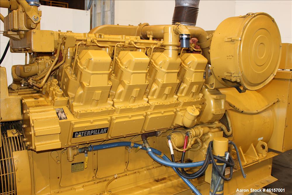 Used Caterpillar 750 kW diesel generator. CAT 3508 engine.