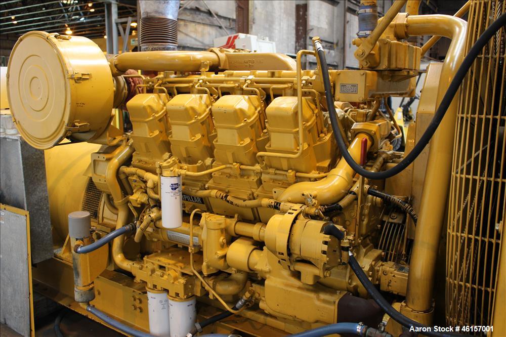 Used Caterpillar 750 kW diesel generator. CAT 3508 engine.