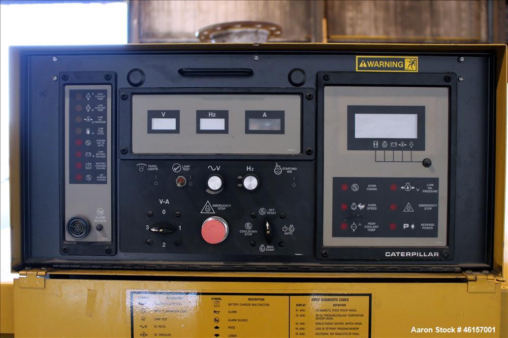 Used Caterpillar 750 kW diesel generator. CAT 3508 engine.