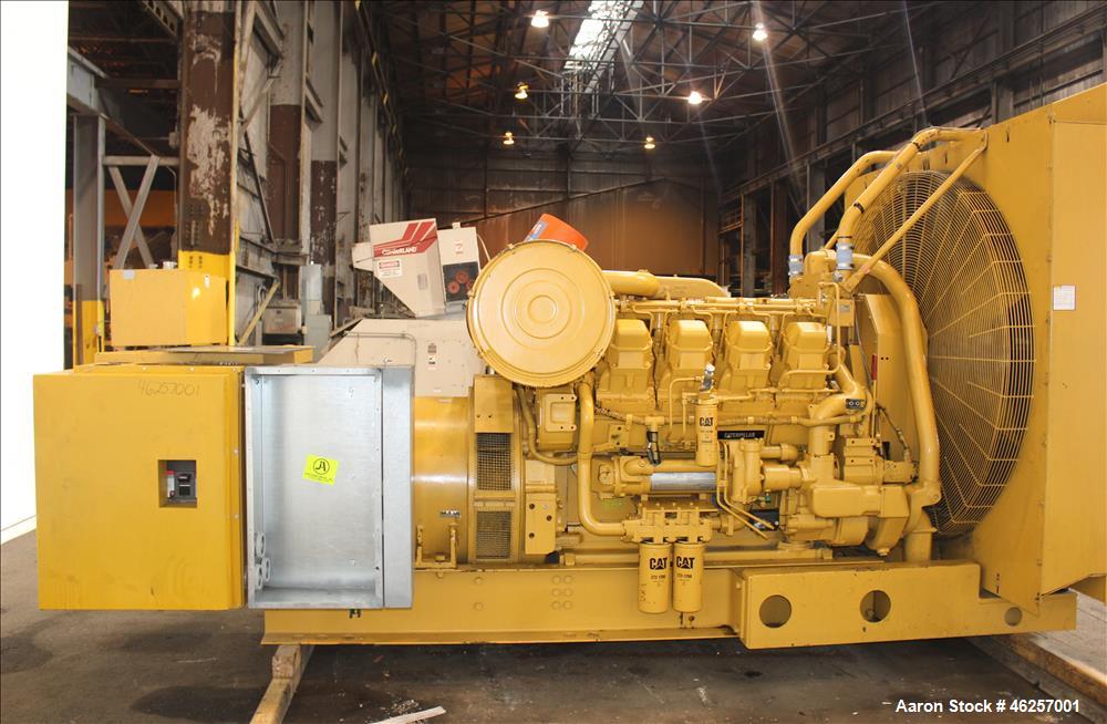 Used- Caterpillar 750 kW Standby Diesel Generator Set.