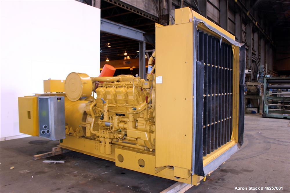 Used- Caterpillar 750 kW Standby Diesel Generator Set.